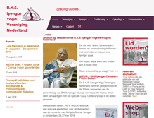 Tablet Screenshot of iyengaryoga.nl